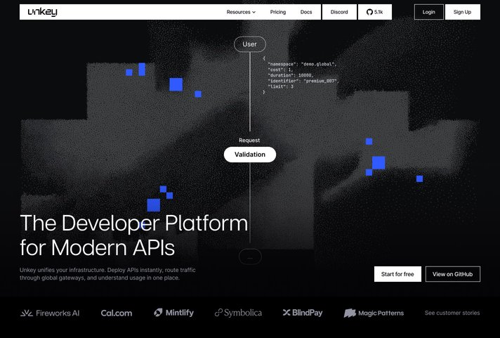 Unkey website