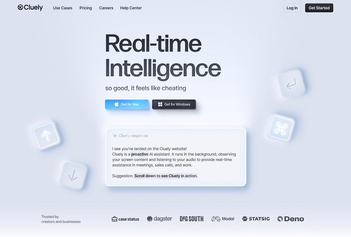 Cluely website